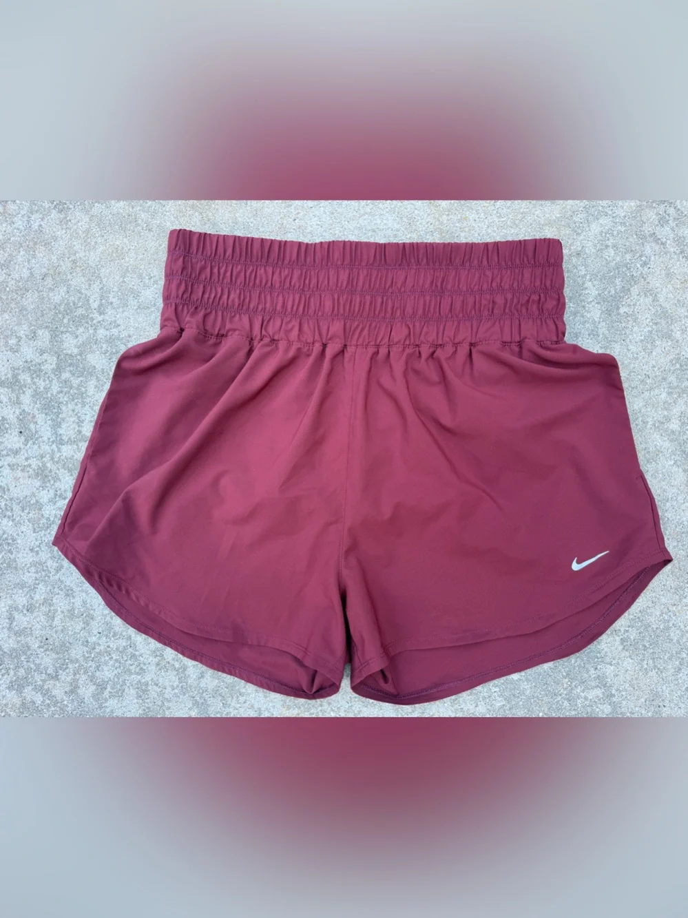 Nike Dri-FIT Performance Maroon with Black Swoosh